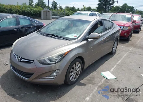 2015 Hyundai Elantra Se from USA, damaged, VIN 5NPDH4AE8FH588818